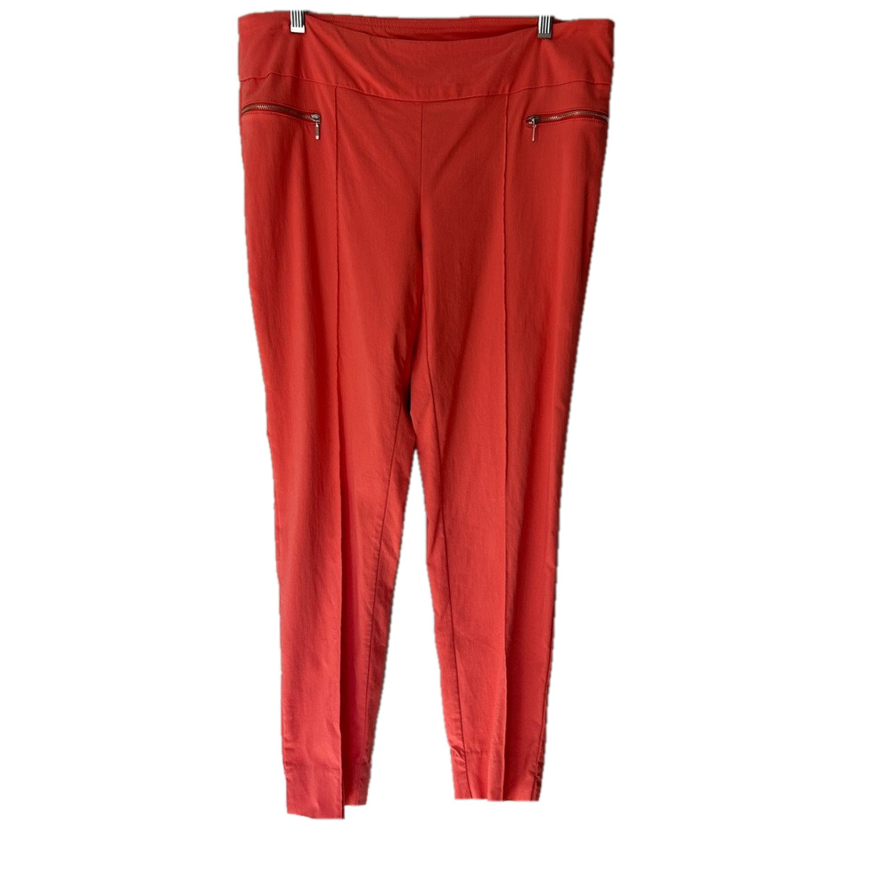 New Directions Women's Dark Peach Stretchy Pants Size 10